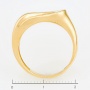 Кольцо из желтого золота 750 пробы c 1 бриллиантом Л33076420 фото 4
