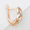 Серьги из золота 585 пробы c фианитами