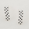 Серьги из золота 585 пробы c фианитами