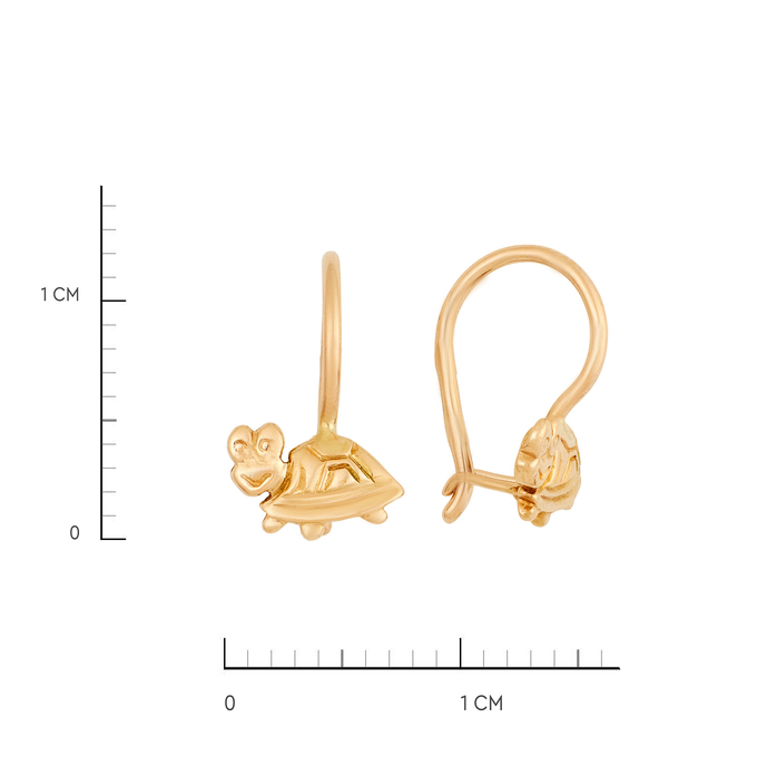 Серьги из золота 585 пробы, Л 2812 6272 за 19600