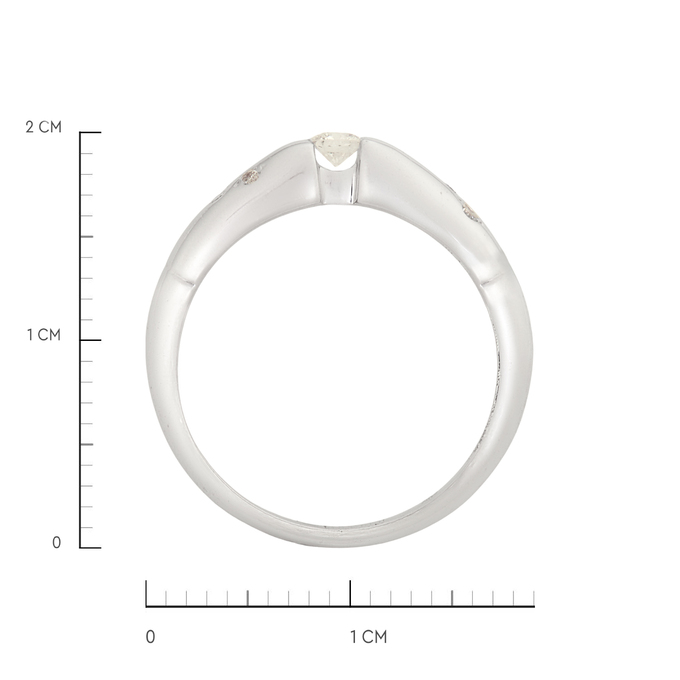 Кольцо из золота 585 пробы c бриллиантами, Л 3014 7925 за 42000