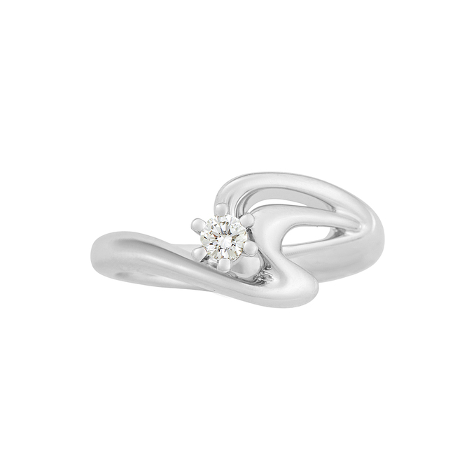 Кольцо из золота 750 пробы c бриллиантом, Л 2811 9561 за 85200