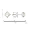 Серьги из золота 585 пробы с бриллиантами