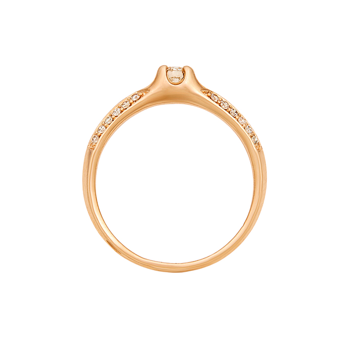 Кольцо из золота 585 пробы c бриллиантами, Л 6202 0567 за 35600