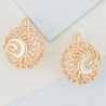Серьги из красного золота 585 пробы