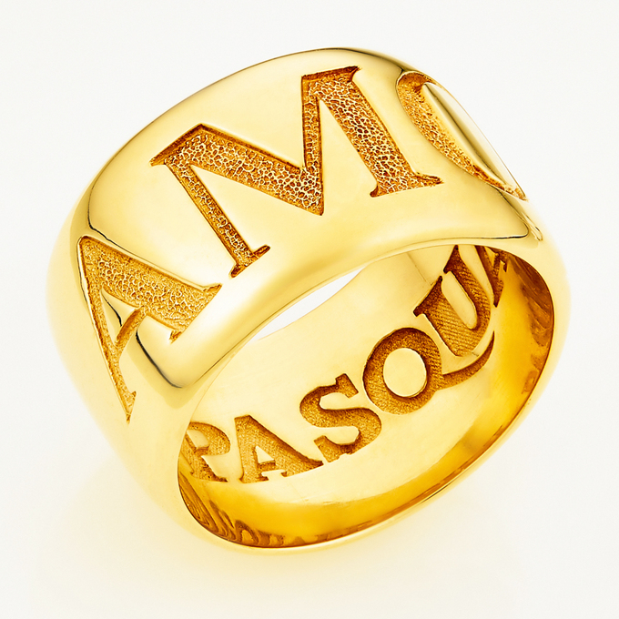 Кольцо Pasquale Bruni золото, 750, 5 к.,14,55 гр. (чистый вес 14,55 гр.) Pasquale Bruni AMORE,  куплено в ЗУ