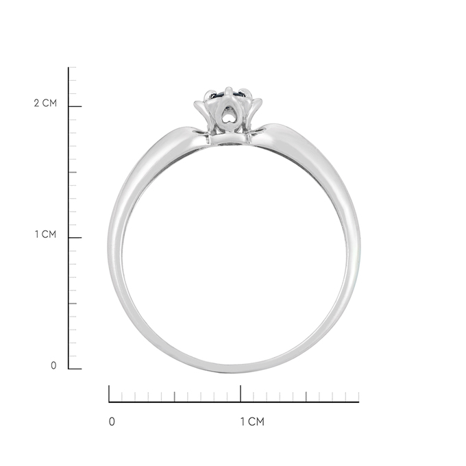 Кольцо из золота 585 пробы c сапфиром, Л 3606 6230 за 15920