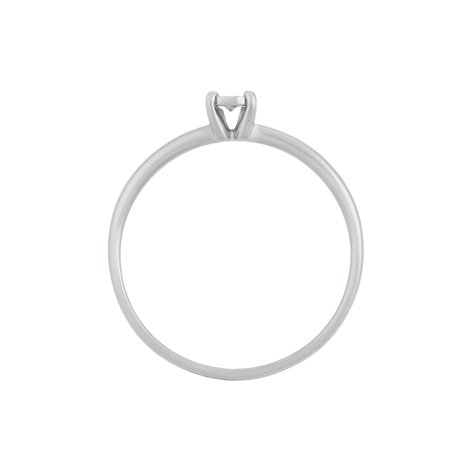 Кольцо из золота 585 пробы c бриллиантом, Л 2508 6698 за 18200