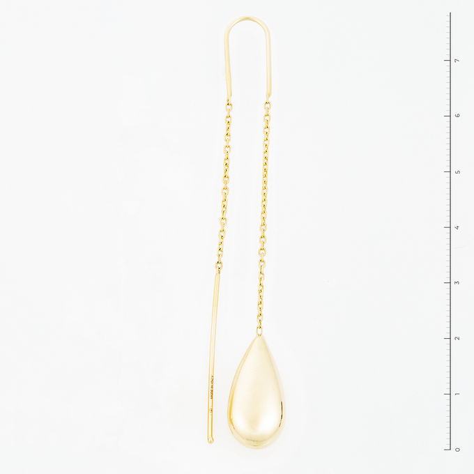 Серьги из желтого золота 585 пробы