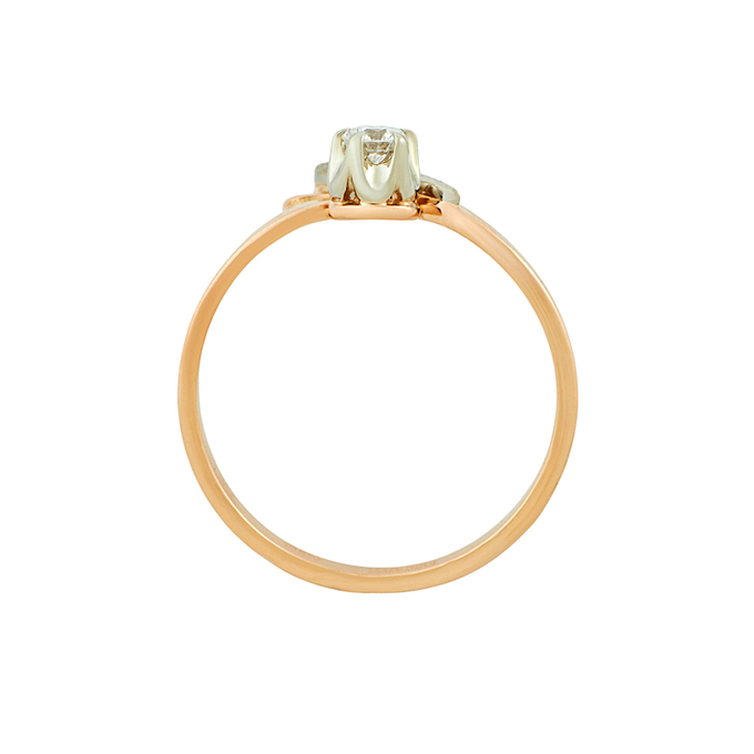 Кольцо из золота 585 пробы c бриллиантами, Л 0910 9366 за 40140