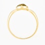 Кольцо из желтого золота 585 пробы c 1 празиолитом Л46081693 фото 3