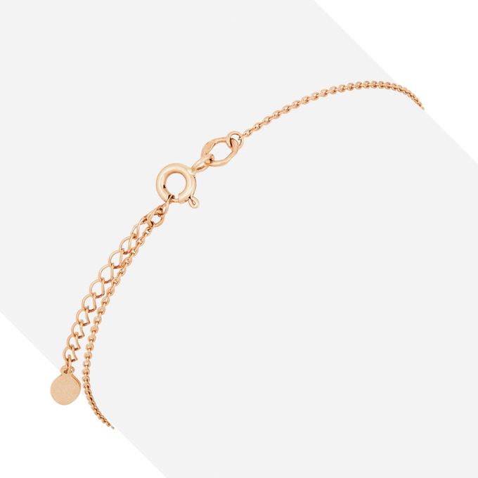 Браслет из золота 585 пробы c синтетическими сапфирами, Л 3606 5532 за 17840