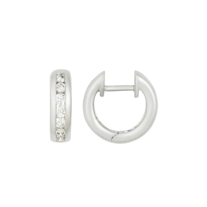 Серьги из золота 585 пробы c бриллиантами, Ц О007 1114 за 50900