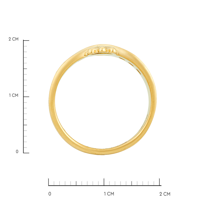 Кольцо из золота 750 пробы c бриллиантами, Л 7502 7274 за 77520