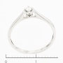 Кольцо из белого золота 585 пробы c 1 бриллиантом Л57029342 фото 3