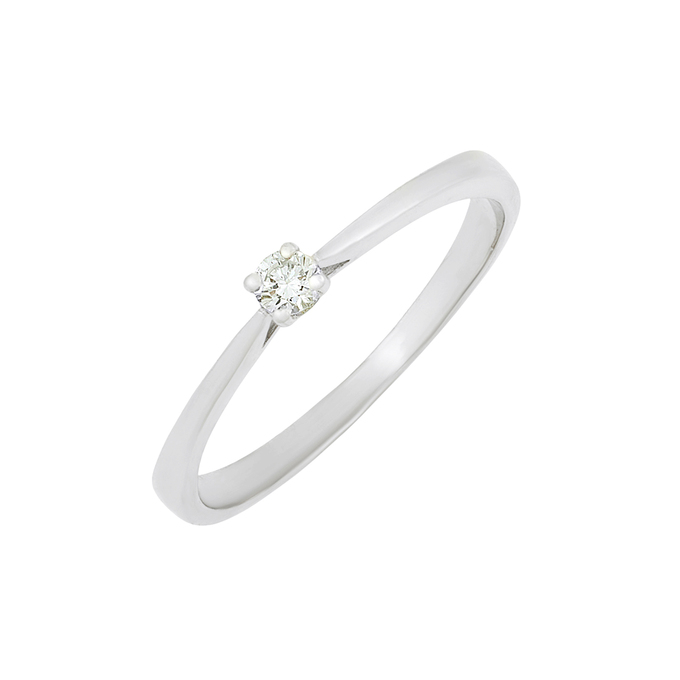 Кольцо из золота 750 пробы c бриллиантом, Л 3309 7122 за 24000