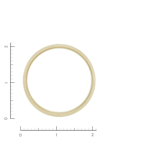 Кольцо из комбинированного золота 585 пробы c 1 бриллиантом, Л30134216 за 40720