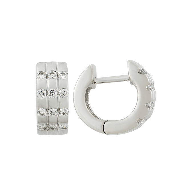 Серьги из золота 585 пробы c бриллиантами, Ц О007 1616 за 59900