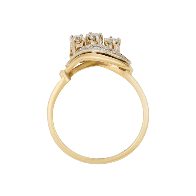 Кольцо из золота 750 пробы c бриллиантами, Л 1911 8738 за 92800