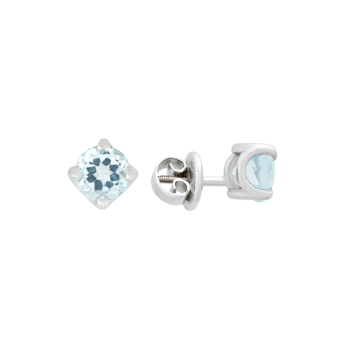 Серьги из золота 750 пробы c топазами, К 0000 3801 за 45900
