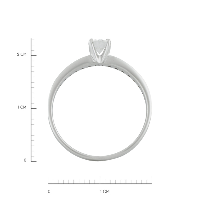 Кольцо из золота 585 пробы c бриллиантами, Л 1811 9101 за 32200
