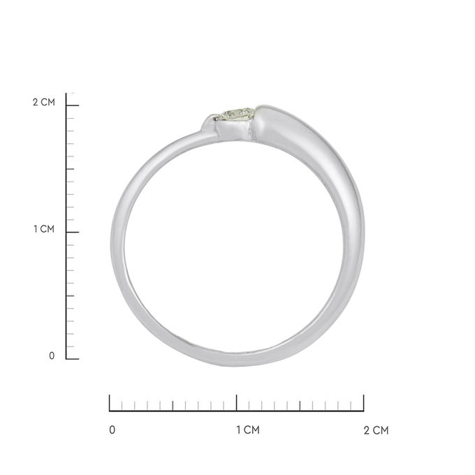 Кольцо из золота 585 пробы c бриллиантом, Л 6602 6819 за 29450