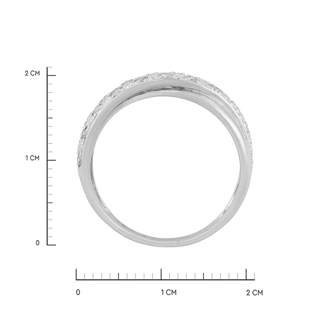 Кольцо из золота 750 пробы c бриллиантами