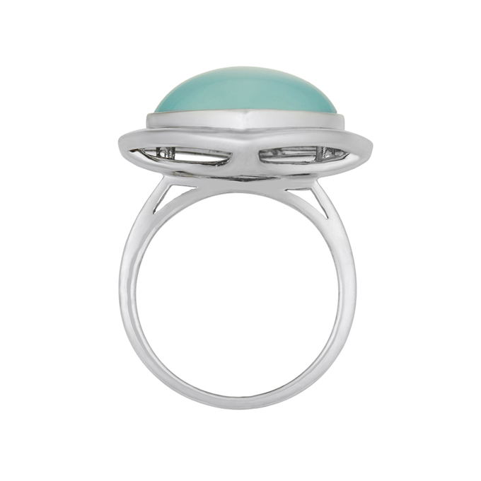 Кольцо из золота 585 пробы c халцедоном, Л 0408 7967 за 98400