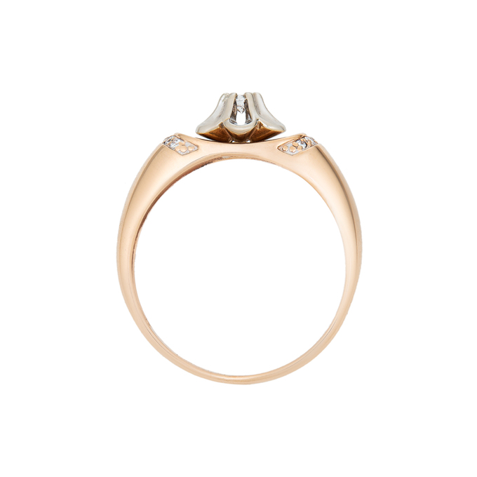 Кольцо из золота 585 пробы c бриллиантами, Л 3506 9685 за 38320