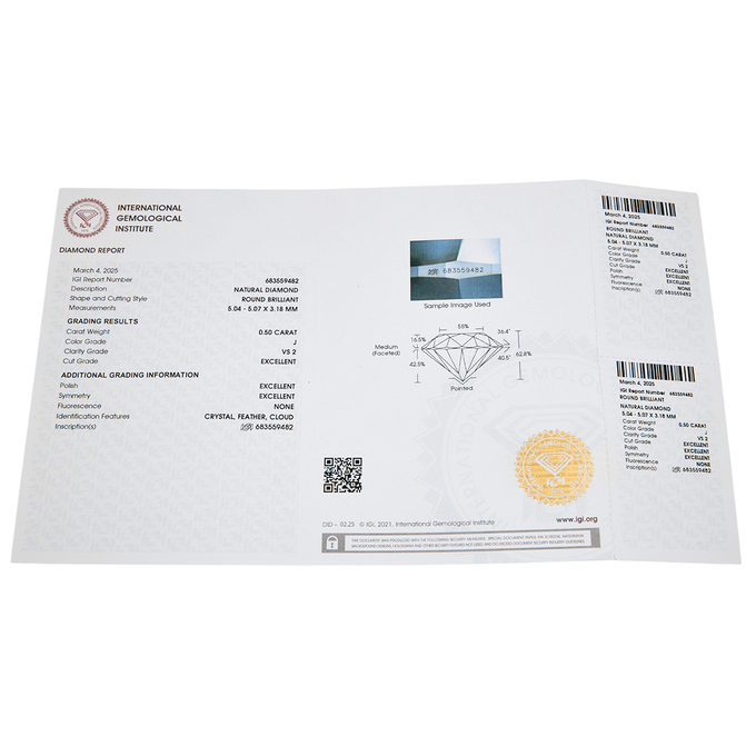 Серьги из золота 585 пробы c Бриллиантами, К 0000 3174 за 205000