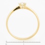 Кольцо из желтого золота 585 пробы c 1 бриллиантом Л48063621 фото 4