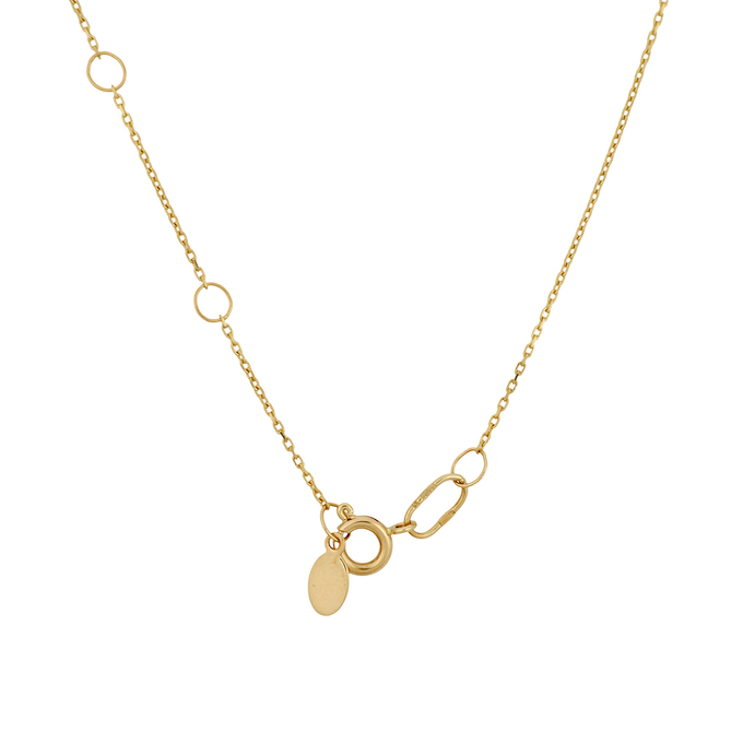 Колье из золота 585 пробы c бриллиантом, Л 2415 4381 за 54900