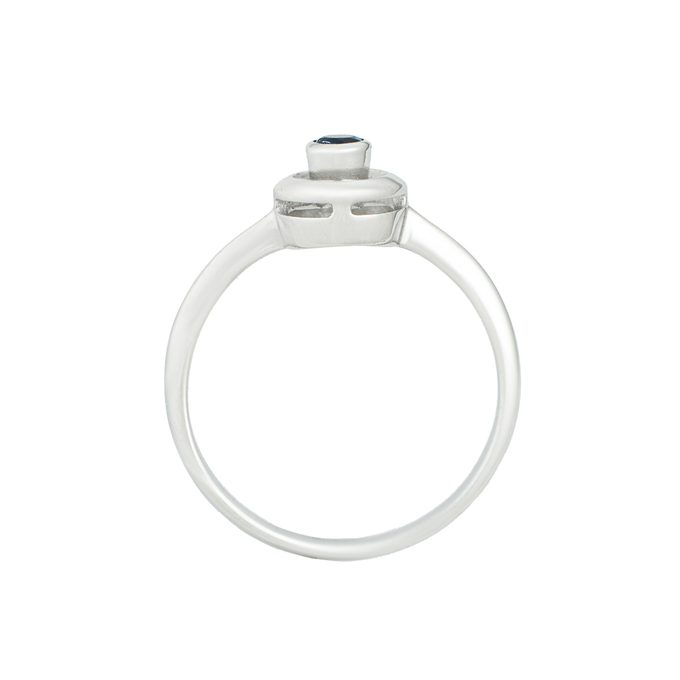 Кольцо из золота 585 пробы c сапфиром, Л 3309 6417 за 26000