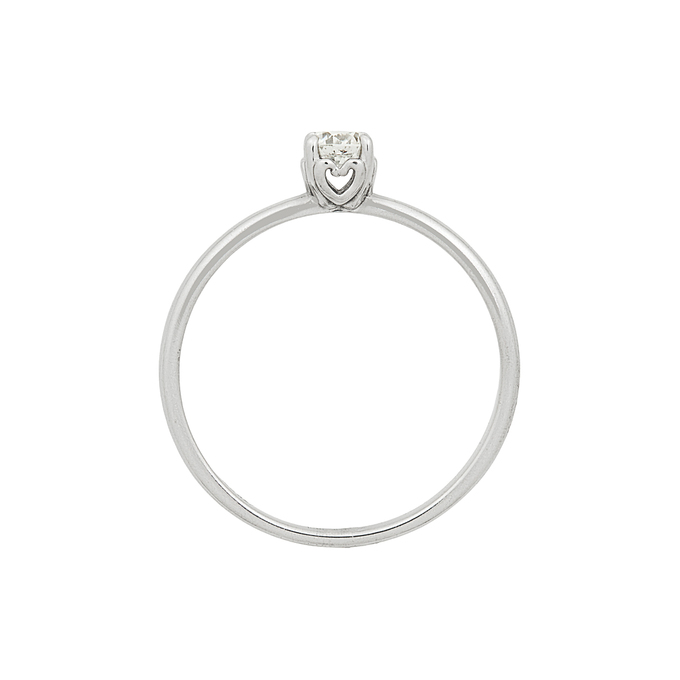 Кольцо из золота 585 пробы c бриллиантом, Л 5207 9912 за 35120