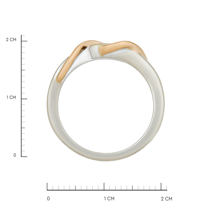 Кольцо из золота 585 пробы c бриллиантами, Л 2912 0248 за 50320