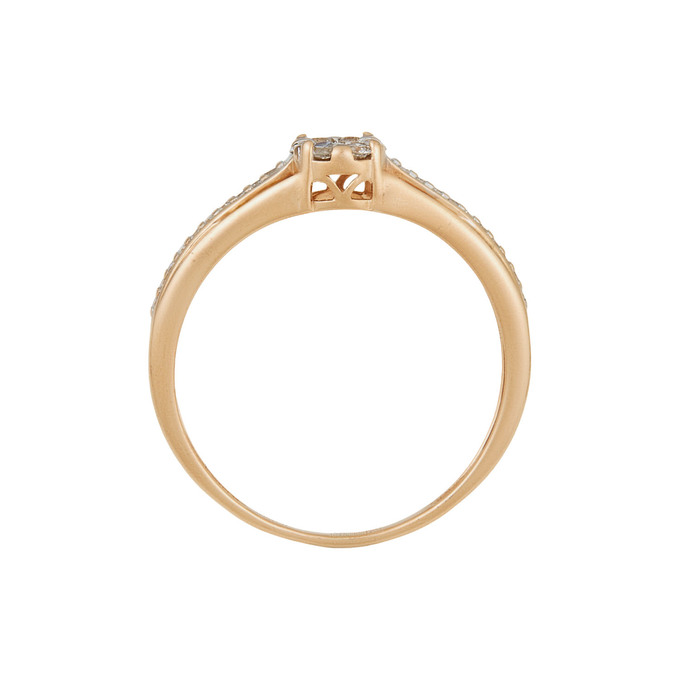 Кольцо из золота 585 пробы c бриллиантами, Л 2212 4440 за 35900