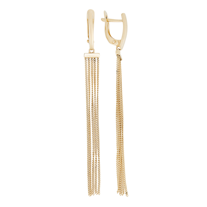 Серьги из золота 585 пробы