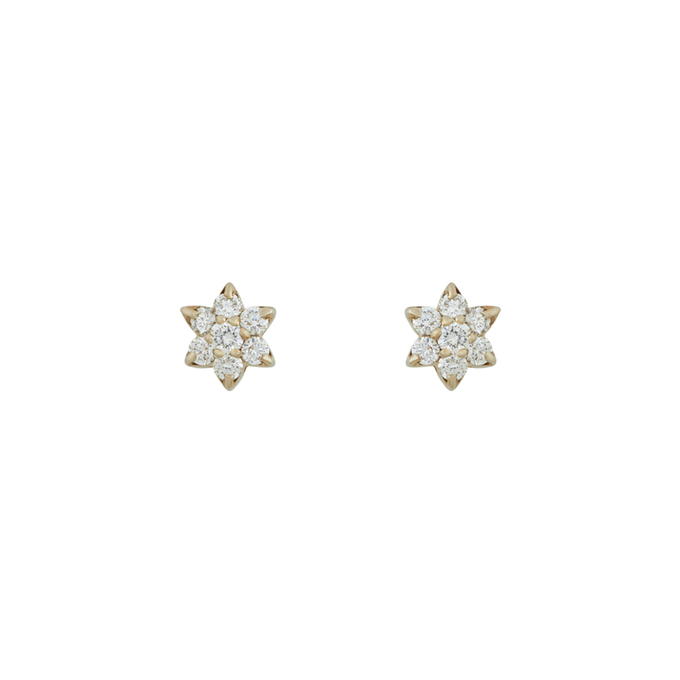 Серьги из золота 750 пробы c бриллиантами, К 0000 4003 за 55900