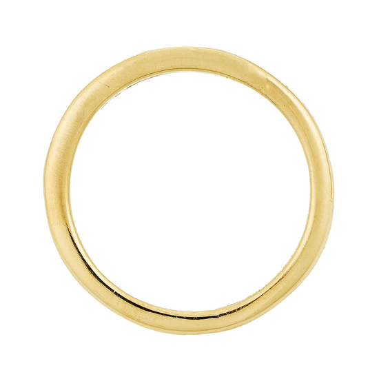 Кольцо из желтого золота 585 пробы c 2 бриллиантами, Л28087606 за 10350