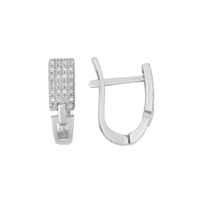 Серьги из золота 585 пробы c бриллиантами, Л 5102 8231 за 24720