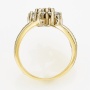 Кольцо из комбинированного золота 585 пробы c 20 бриллиантами Л47062843 фото 3