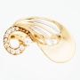 Кольцо из комбинированного золота 585 пробы c фианитами Л25024289 фото 2
