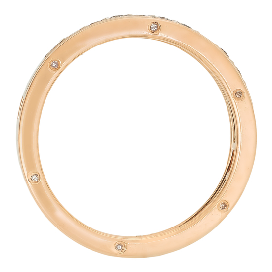Кольцо из комбинированного золота 585 пробы c 23 бриллиантами, Л45072005 за 33950