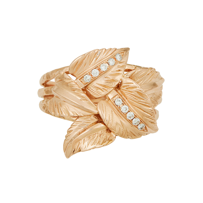 Кольцо из золота 585 пробы c бриллиантами, Л 5800 6441 за 108000