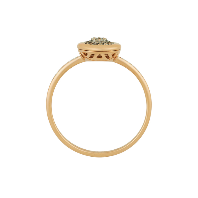 Кольцо из золота 585 пробы c бриллиантами, Л 3910 6799 за 34000