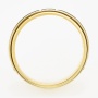 Кольцо обручальное из комбинированного золота 585 пробы c 3 бриллиантами Л04076224 фото 3