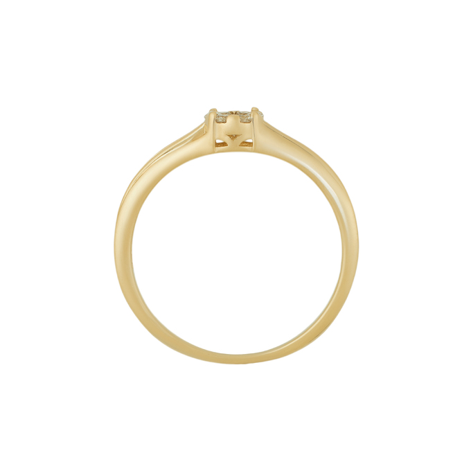 Кольцо из золота 585 пробы c бриллиантами, Л 4807 8273 за 38800