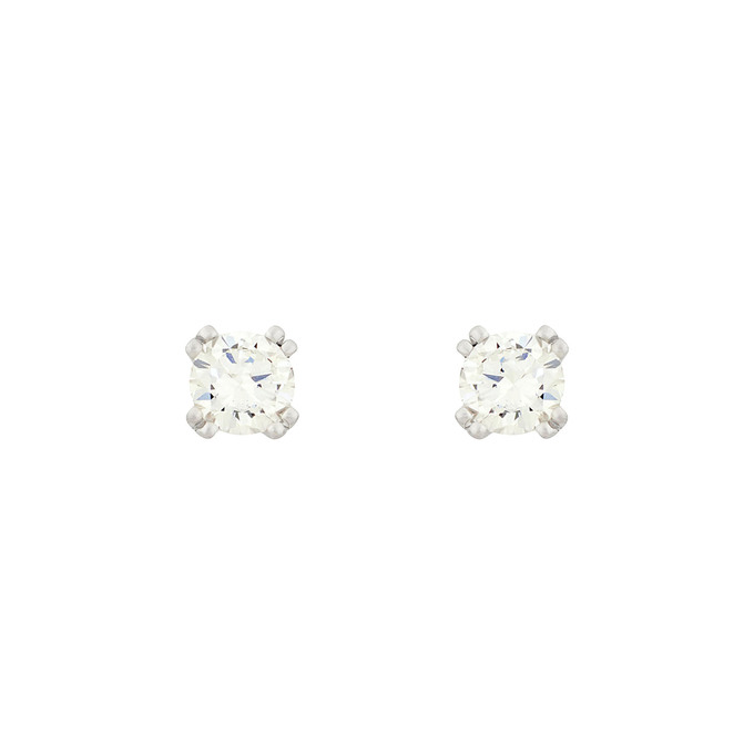Серьги из золота 585 пробы c бриллиантами, Л 4304 4959 за 129000