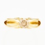 Кольцо из желтого золота 585 пробы c 1 бриллиантом Л32023696 фото 2