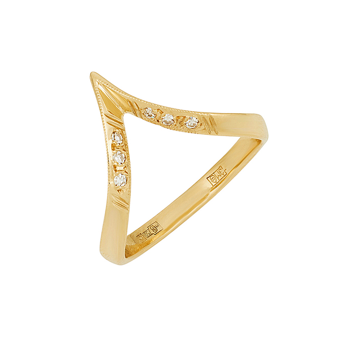 Кольцо из золота 750 пробы c бриллиантами, Л 4710 7076 за 60400